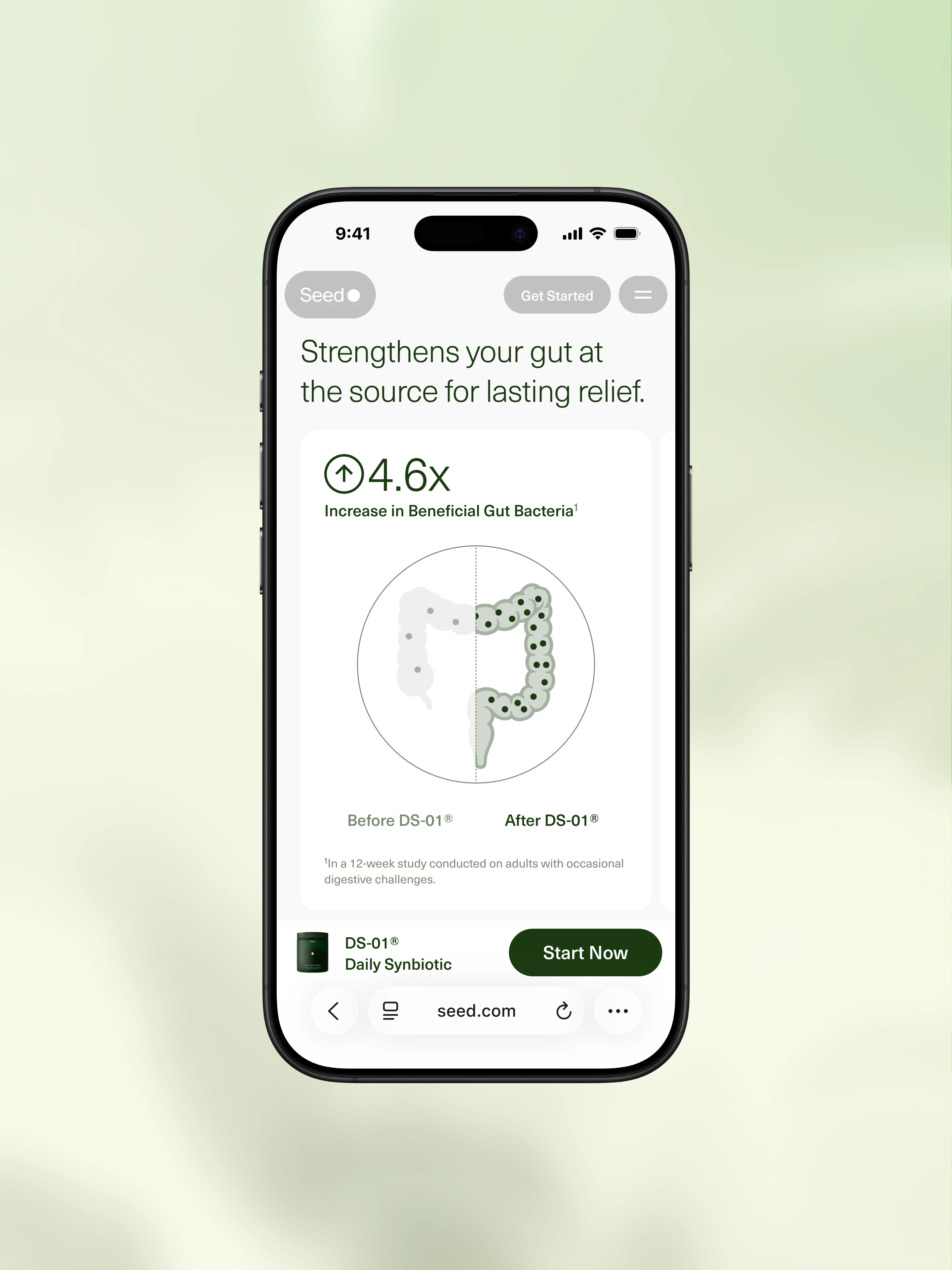 Seed product claims redesign, mobile