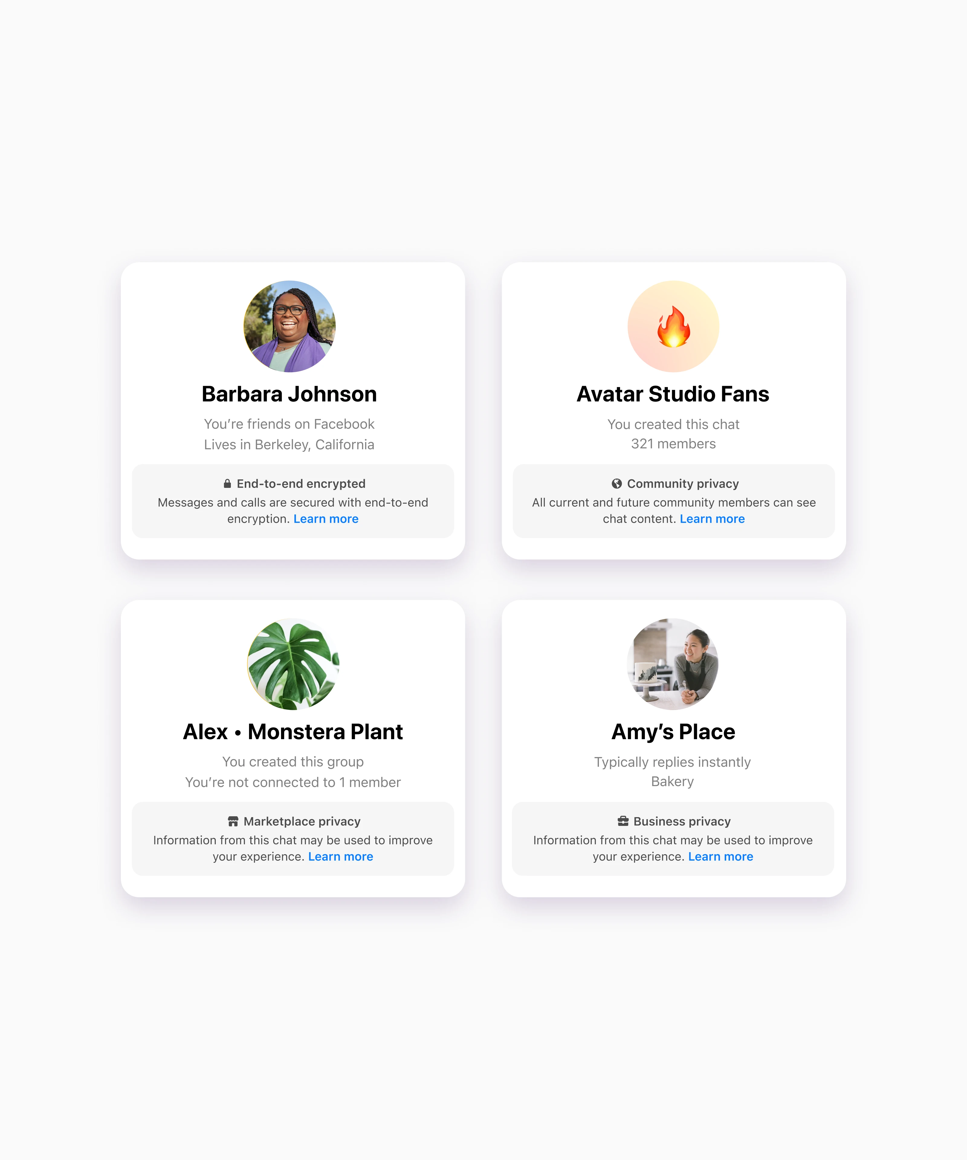 Messenger chat attribution redesign