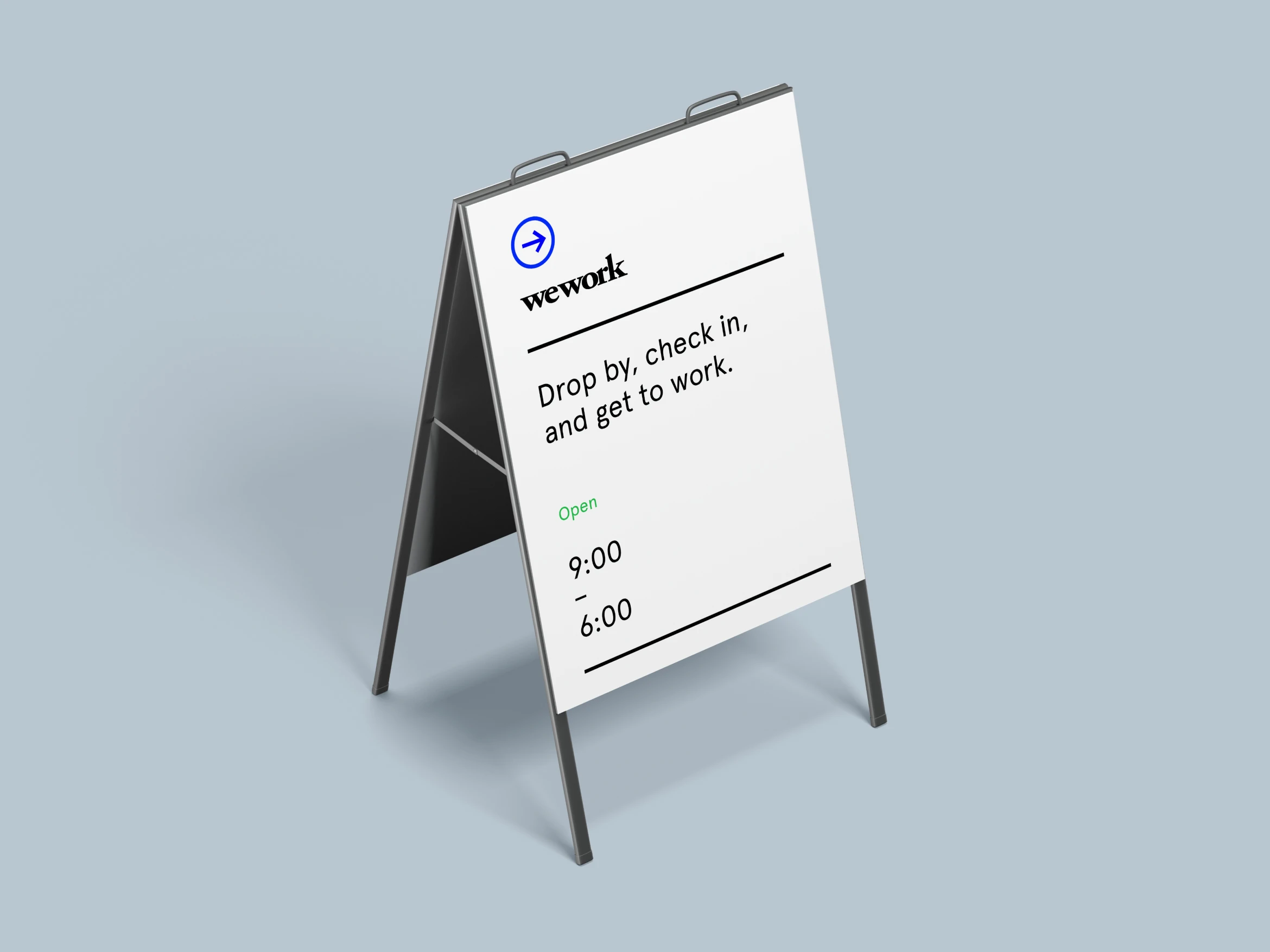 WeWork signage redesign