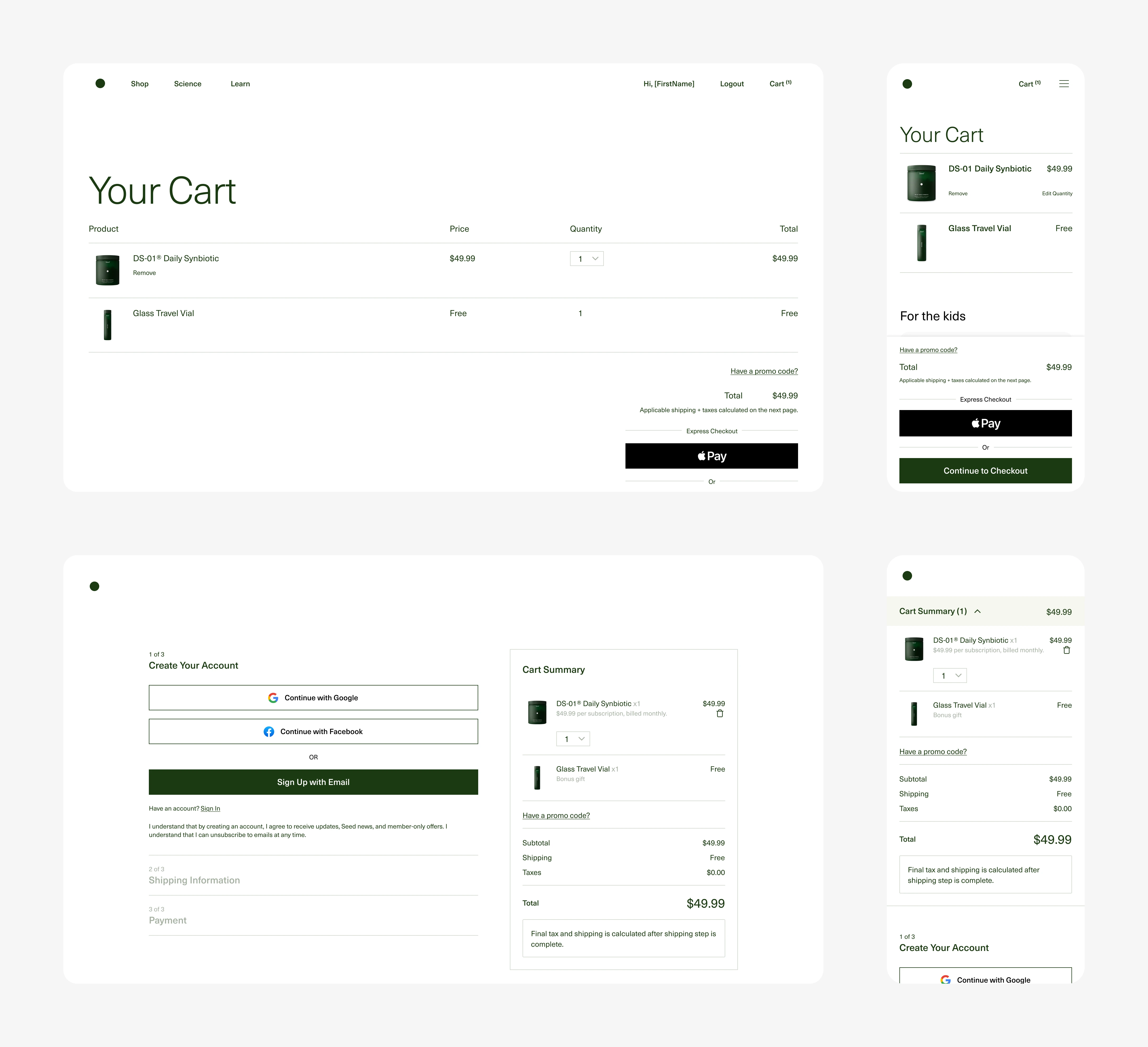 Seed's old cart design