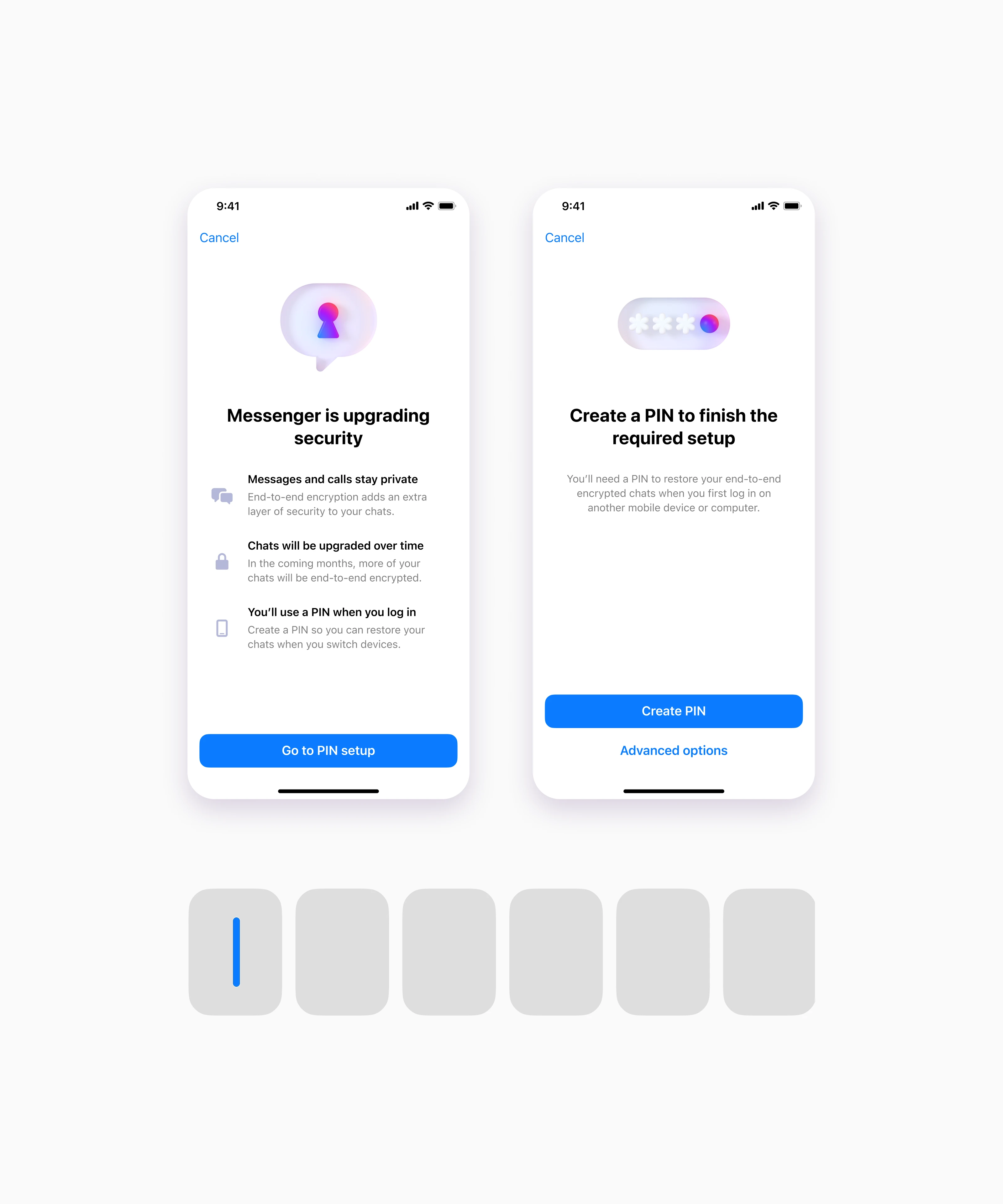 Messenger E2EE onboarding redesign