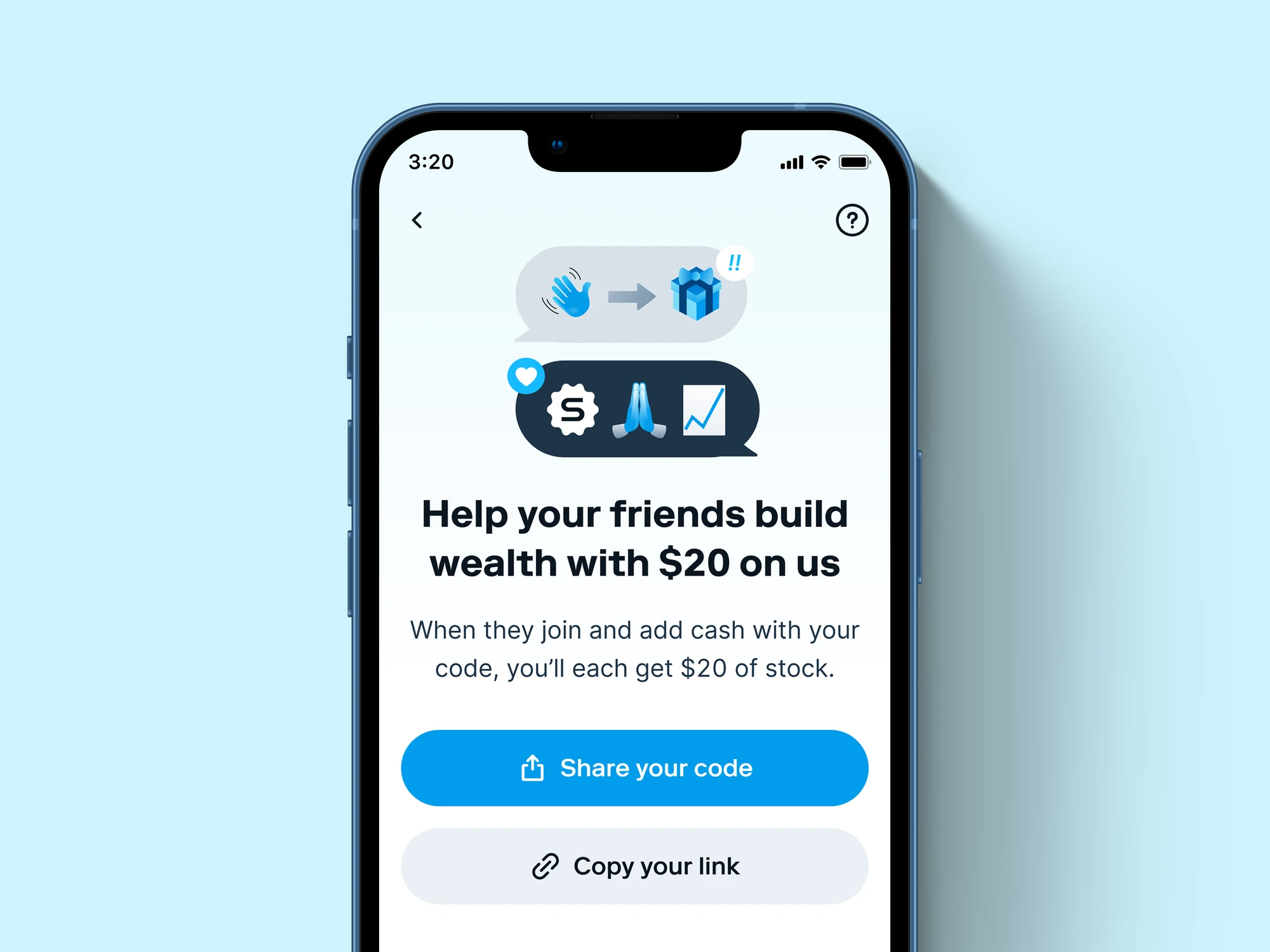 Stash referral redesign