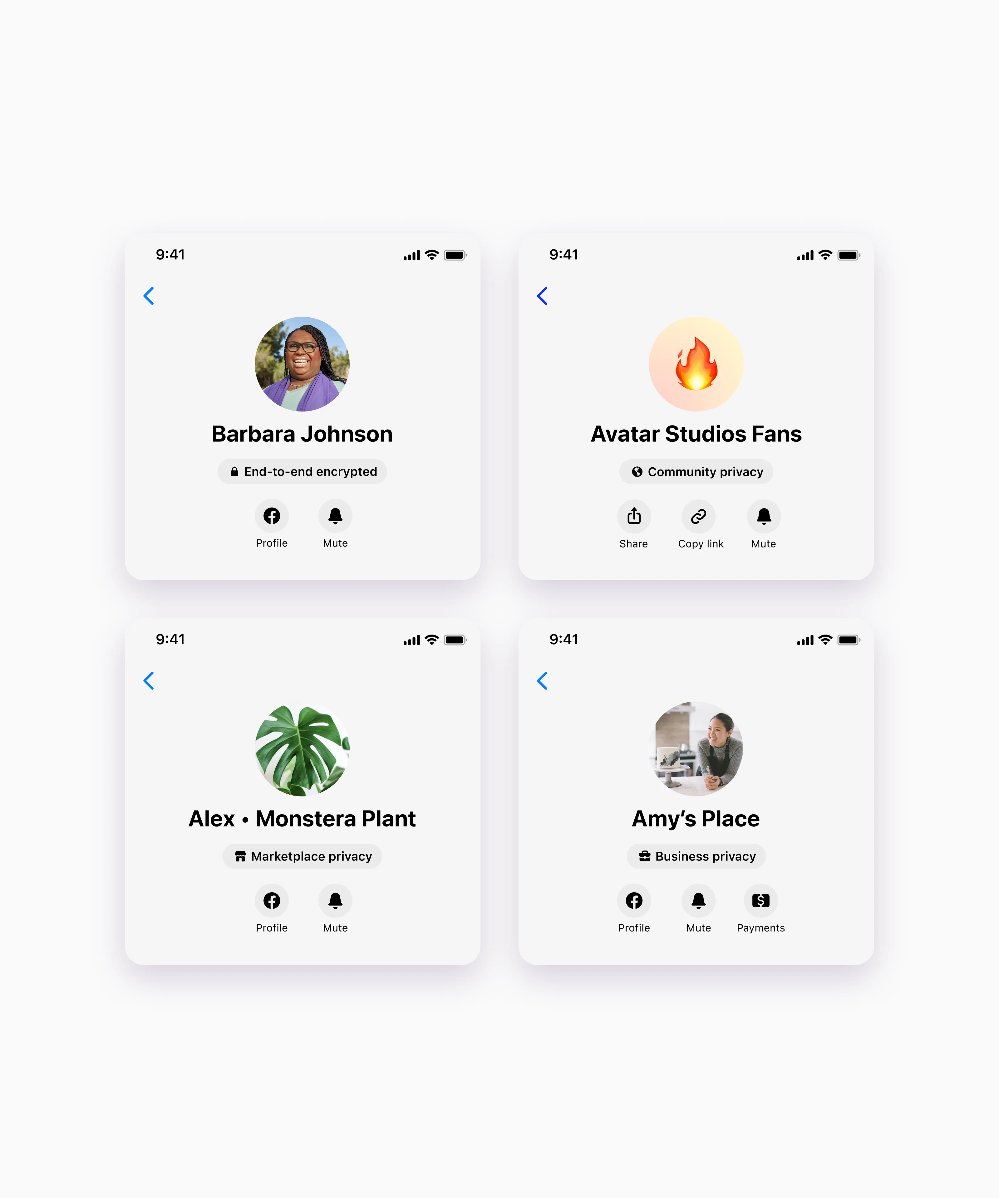 Messenger chat detail redesign